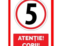Placuta pentru 5 km la ora atentie copii